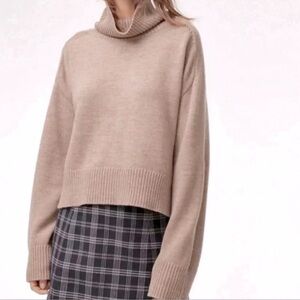 Aritzia Babaton Titus Sweater- Waist Length Merino Wool Sweater- Small